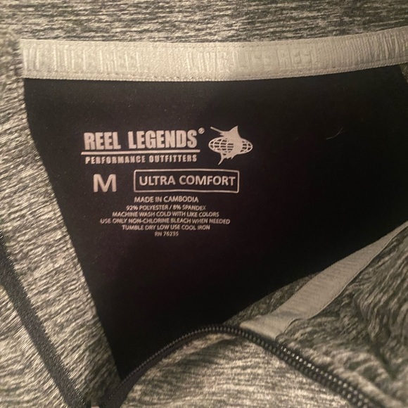 Reel Legends long sleeve tech 1/4 sleeve pullover - Picture 2 of 5